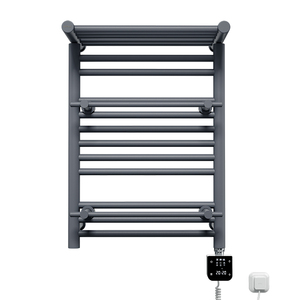 <span class=keywords><strong>Radiateur</strong></span> de salle de bain en anthracite pour <span class=keywords><strong>chauffage</strong></span> <span class=keywords><strong>central</strong></span>, porte-serviettes chauffant, 1200 x 500 mm - Product Image 5