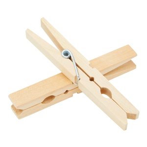 Mini <span class=keywords><strong>épingle</strong></span> <span class=keywords><strong>à</strong></span> <span class=keywords><strong>linge</strong></span> suspendue en bois de haute qualité - Product Image 2