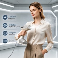 Fer à vapeur portable JF haute puissance 2500W avec fonction d'aspiration, anti-rides, réservoir d'eau 340ml, garantie 3 mois