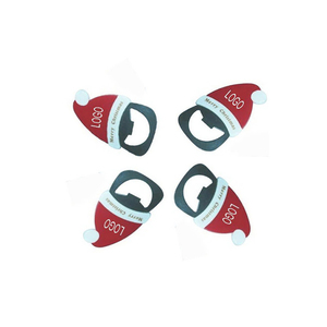 Khuyến mại bán buôn tùy chỉnh OEM ODM mở chai kim loại giáng sinh in hình dạng cây bia mở chai cho quà tặng - Product Image 3