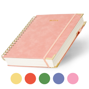 Tùy chỉnh in A5 xoắn ốc cá nhân tập thể dục máy tính xách tay với Lưu ý dính - Product Image 2