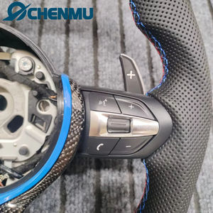 พวงมาลัยคาร์บอนไฟเบอร์สำหรับรถ BMW, F10 F25 F16 <span class=keywords><strong>F30</strong></span> F45 F34 F80 F18 M5 X1 X2อะไหล่รถยนต์สำหรับ BMW - Product Image 4