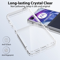 Coque de protection antichoc rigide en TPU Transparent Offre Spéciale pour Motorola Moto Razr 50 Ultra Razr Plus 2024