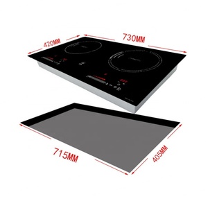 Table de cuisson à induction électrique double plaque professionnelle pour la maison et le commerce, 2 foyers, pour cuisine - Product Image 6