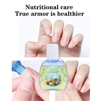 MSJ 15ml Huile pour cuticules biologique à l'aloe vera et à la vitamine E, non toxique, parfum fruité, hydrate et conditionne les ongles secs et la peau des mains
