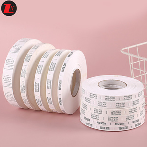 Nuovo Prodotto: Etichetta Tessuta con Istruzioni di Lavaggio, Etichetta per Colletto, Etichetta con Codice Taglia per Abbigliamento - Product Image 4
