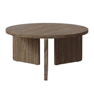 Scandinavian phong cách tối giản vòng 85cm sofa trung tâm bảng gỗ sồi kết thúc phòng khách Bàn cà phê - Product Image 3