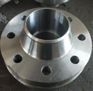 Brida de cuello soldado pulida de alta presión de acero al carbono A105N Clase 3000LB de servicio pesado, directa de fábrica, para la industria siderúrgica - Product Image 2