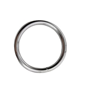 Metal <b>Ring</b> Circular Iron <b>Ring</b> For Clothing Bags Shoes Handicrafts Detachable <b>Binder</b> Clips - Product Image 1