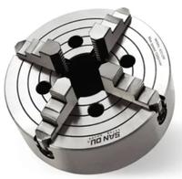 Mandrin de tour indépendant à 4 mâchoires en acier manuel K72-250 10 pouces (250mm) pour machine de tour-marque SANOU