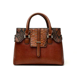 New Simple Design Fashion Women Hand Bags Euro And Us Retro Large Capacity Pu Leather Luxury Trendy Ladies Purse Handbags
