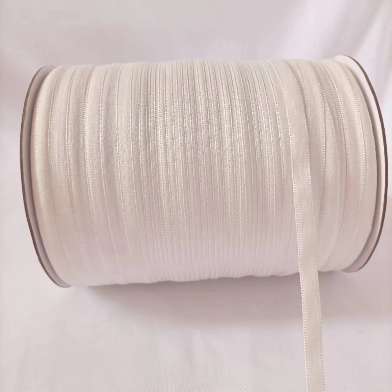 Son tasarım promosyon dokuma dokuma elastik kordon bant rulo pamuk dokuma