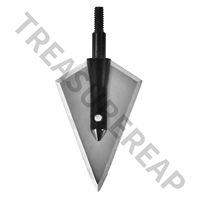 Pointe de flèche de chasse traditionnelle à visser, Broadhead de tir à l'arc 125 grains, solide et super résistante, pour flèches de tir à l'arc