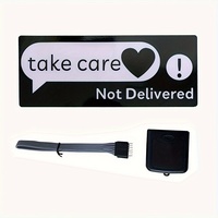 Autocollants pour l'intérieur de fenêtre de voiture personnalisés El Jdm Auto Deco Glow Panel Light Up Take Care Autocollant pour voiture