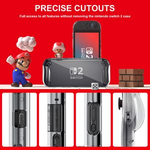 Étui Laudtec pour Switch 2 (2025), Coque transparente antichoc légère en TPU souple de qualité supérieure Sanyetral pour <span class=keywords><strong>Nintendo</strong></span> - Product Image 6