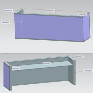 خزانة LED مخصصة للنادي الداخلي للاستخدام في حفلات الزفاف - Product Image 3