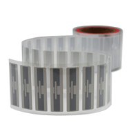 Étiquette RFID UHF anti-liquide longue portée personnalisée, étiquette RFID UHF à haute fréquence, inlay humide U9, étiquette/autocollant RFID UHF