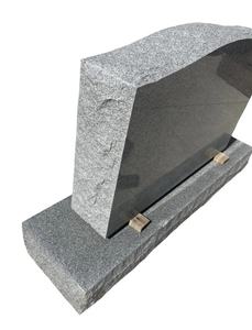 Lápida tallada a mano personalizada de alta calidad, monumento, lápida de granito gris - Product Image 4
