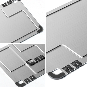 Nuovo <span class=keywords><strong>Tagliere</strong></span> Personalizzato <span class=keywords><strong>in</strong></span> Titanio Puro con Affilatore, Antibatterico, <span class=keywords><strong>in</strong></span> <span class=keywords><strong>Acciaio</strong></span> Inossidabile 304 316, <span class=keywords><strong>Tagliere</strong></span> a Doppia Faccia - Product Image 3