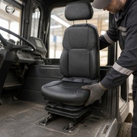 Siège Principal de Cabine OEM 84020010014 pour Camion Minier Tonly TL875 – Siège Conducteur Original à Dossier Haut avec Suspension