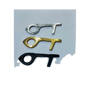 Abridor de puerta sin contacto de Metal, elegante, hecho a mano, color dorado y negro, diseño elegante, precio al por mayor - Product Image 1