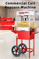 Machine à Popcorn Électrique Commerciale Automatique 220V en Gros, Nouvelle, OEM/ODM, Vente Directe Usine Chine, Composants Clés Moteur et Maïs