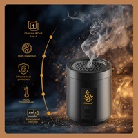 Brûleur d'encens électronique intelligent pour Bakhoor, cadeau musulman, sans charbon, sûr, rechargeable 2000 mAh, diffuseur d'Oud électrique portable