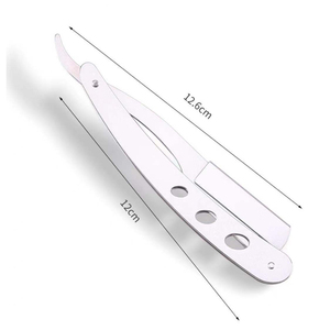 Dao cạo râu gấp gọn Pro Men, thép không gỉ, dao cạo thẳng, dao cạo cạnh thẳng, dụng cụ cạo râu thủ công, dụng cụ cạo râu cho thợ cắt tóc - Product Image 6
