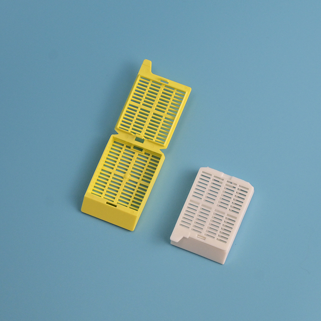 MED Plastic Scientific Cassettes Strip Hole Tissue Processing Embedding Cassettes