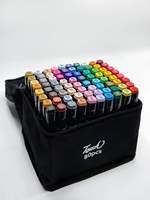 Alcools populaires marqueurs Double tête 80 168 262 couleurs marqueurs stylos enfants cadeau dessin marqueur ensemble aquarelle stylos ensemble