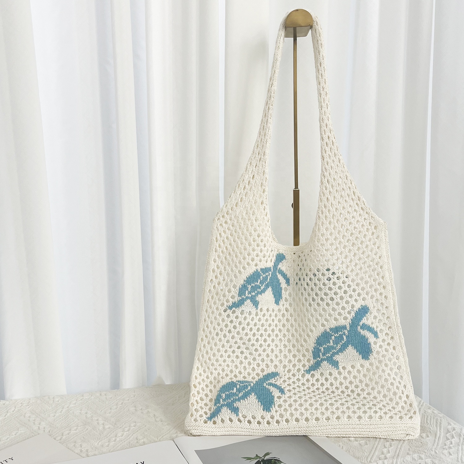 TheOpen Product☆23SUMMER SEA COLLECTION KNITTED BAG 30a776f43038f68809ce4161685ac2