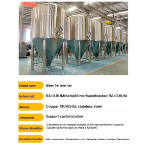 Serbatoio di Fermentazione Conico in Acciaio Inox da 100L, 500L, 1000L, 2000L per Microbirrifici e Attrezzature Commerciali per la Produzione di Birra - Product Image 6