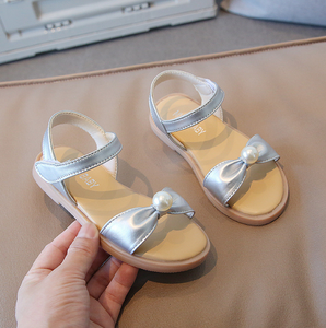 Sandalias de Perlas a la Moda para Niñas Pequeñas, Estilo Verano, Suela de Goma - Product Image 5