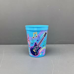 With Straw Lid Combo Creative Gradient Cups Stadium Assorted Size Pack Outdoor Adventure for Wedding Party PRS - Product Image 1