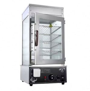 Oferta Especial: Vitrina Vaporera de Alimentos de 4 Niveles para Dumplings y Panecillos, 110/220V, Modelo CY-820B, XIFA-003 - Product Image 4