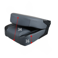Sièges de bateau pliants personnalisés en aluminium de qualité supérieure à dossier bas, sièges de capitaine marin, accessoires de bateau, sièges de bateau de pêche, pièce de piston