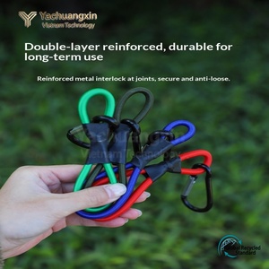 YCX YCX-9.81 Accesorios Portátiles Multifuncionales para Tiendas de Campaña y Senderismo, Cuerda Elástica, Gancho de Montañismo para Exteriores, Aleación de Aluminio - Product Image 3