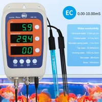 Testeur de qualité de l'eau multi-paramètres HM100 (pH/Température/TDS/EC) pour aquariums, hydroponie et piscines