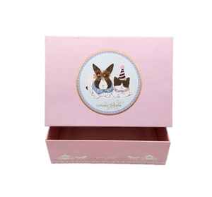 Cajas Cuadradas Ranuradas Reciclables Hechas a Mano de Alta Gama, Impresión Personalizada a Cuatro Colores, Cierre Magnético, Adorno de Cinta, Embalaje para Regalos y Artesanías - Product Image 1
