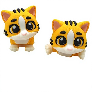 Figurines de tigre imprimées en 3D en PLA 2026 – Jouets créatifs articulés, ornements artisanaux tendance pour cadeaux et décorations intérieures - Product Image 2