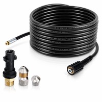 Tuyau haute pression industriel 180Bar renforcé avec fil d'acier pour machine de nettoyage de canalisations et détartrage de tuyaux Jet d'égout