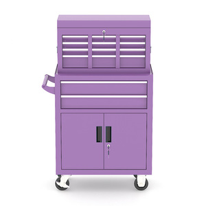 Carrito de Herramientas Móvil Xinrui 1100*615*330, Gabinete de Almacenamiento con Múltiples Cajones y Ruedas, Color Morado - Product Image 2