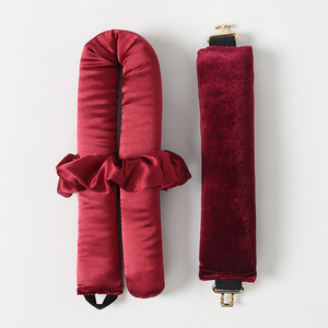 U Shape Fabric Hair Styling <b>Tool</b> Double <b>Hook</b> Curling Headband For Lazy Person Sleep Hair Care - Product Image 3