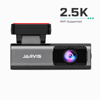 Caméra de voiture cachée JARVIS OEM 2.5K 2560*1440P WiFi Dashcam H.264 Enregistreur vidéo en boucle Capteur G Caméra embarquée DVR