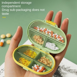 Wholesale Daily 7-Compartment Food Grade PP Child-Resistant Multicolor Portable <b>Pill</b> Organizer <b>Case</b> <b>for</b> Vitamins & Cod Liver Oil - Product Image 6