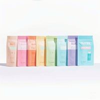 Pochette Mylar personnalisée à trois soudures pour échantillons cosmétiques, mini-sachet de crème faciale, emballage de masque facial et de lotion résistant à l'humidité