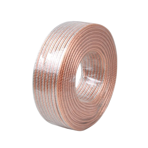 2 Square Meters Gold and Silver Audiophile Speaker Cable Professional Hifi Pure Copper Audio Cable PVC Jacket XLEP GS2.0