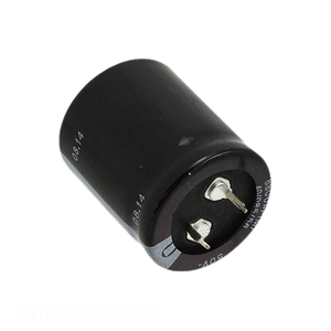Condensador de Aluminio Original CAP ALUM 6800UF 20% 50V SNAP TH B41231C6688M000 de Montaje a Través de Orificio 6800 uF - Product Image 1