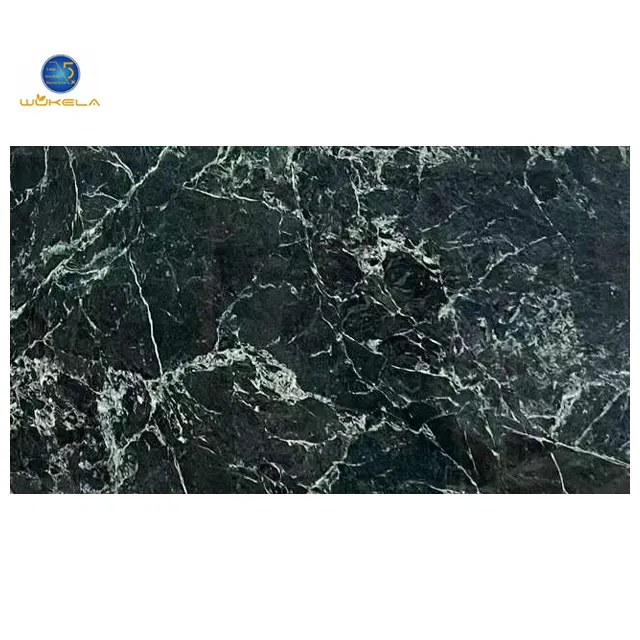 Ấn Độ Màu Xanh Lá Cây Đá cẩm thạch Giá đẹp có thể được tùy chỉnh 2 mét-5 mét siêu mỏng đá cẩm thạch