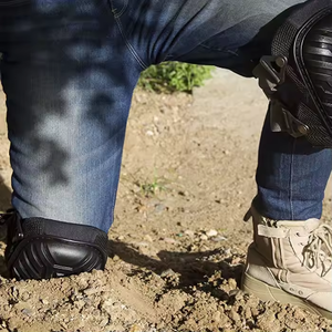 Genouillères professionnelles robustes avec ressorts, en EVA et silicone, pour le jardinage et la construction - Protection imperméable et antidérapante - Product Image 3